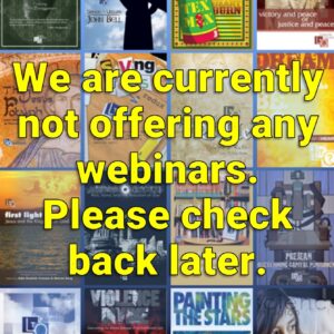 Please Check Back for Webinars
